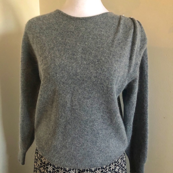 St. Micheal Grey Women’s Sweater size 12 fits like size Medium - Picture 1 of 14
